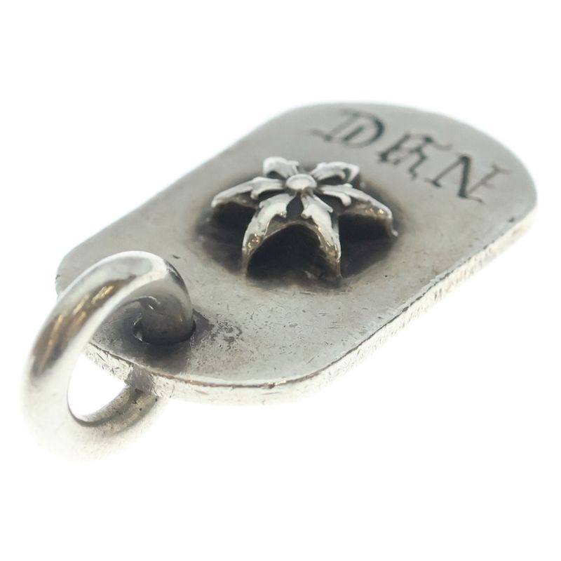 Chrome Hearts Raised Dogtag Dog Tag Nyc Limited Star Charm Silver Necklace Top
