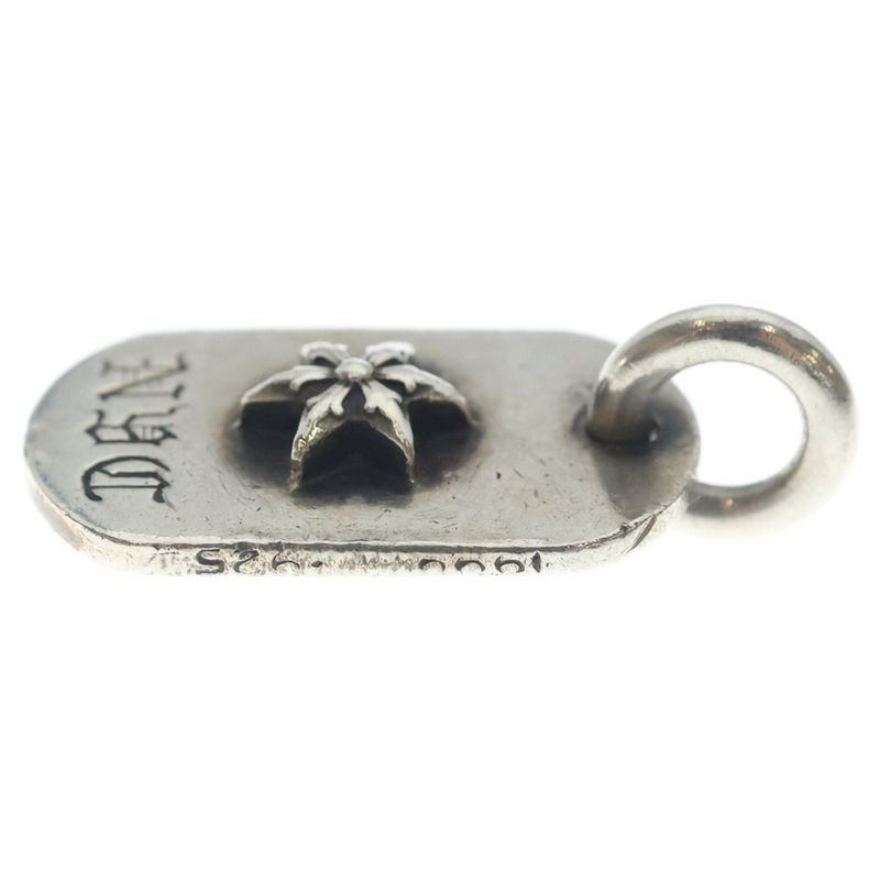Chrome Hearts Raised Dogtag Dog Tag Nyc Limited Star Charm Silver Necklace Top