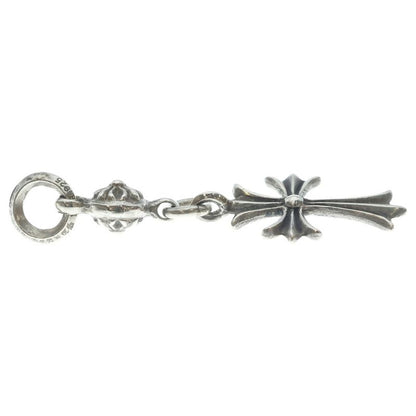 Chrome Hearts Tny CH Crs 1 Ball Tiny CH Cross Charm Pendant Top Silver