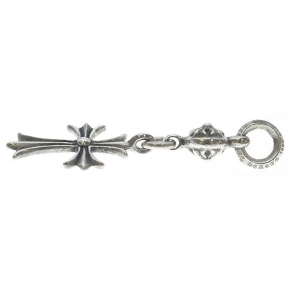 Chrome Hearts Tny CH Crs 1 Ball Tiny CH Cross Charm Pendant Top Silver