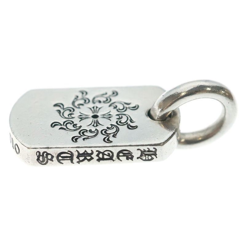 Chrome Hearts DT Tny Hono Lou Limited Tiny CH Shine Dog Tag Charm Pendant Top