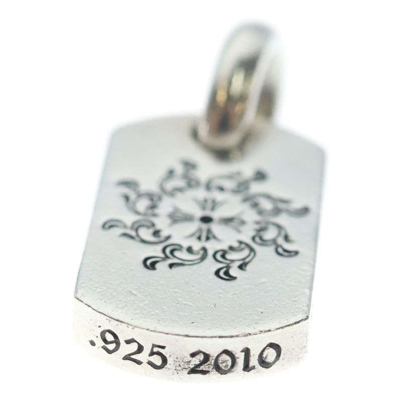 Chrome Hearts DT Tny Hono Lou Limited Tiny CH Shine Dog Tag Charm Pendant Top