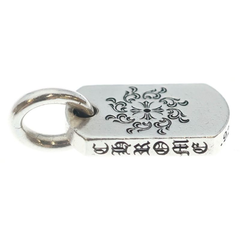 Chrome Hearts DT Tny Hono Lou Limited Tiny CH Shine Dog Tag Charm Pendant Top