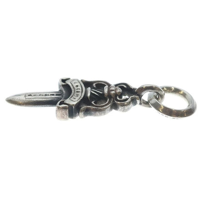Chrome Hearts 5 Dagger 5 Daga Charm Pendant Top Silver