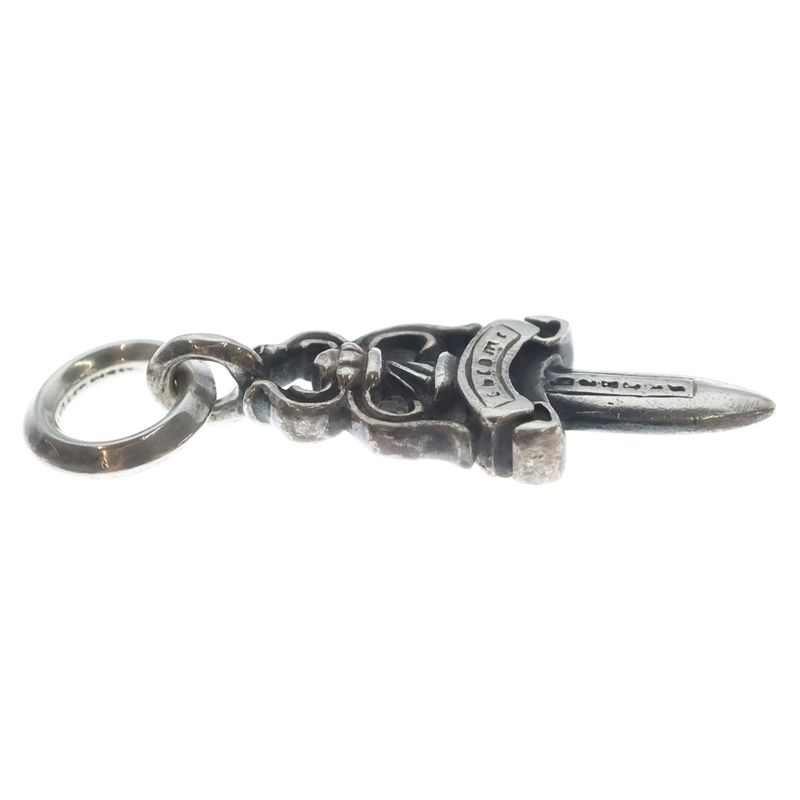 Chrome Hearts 5 Dagger 5 Daga Charm Pendant Top Silver
