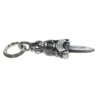 Chrome Hearts 5 Dagger 5 Daga Charm Pendant Top Silver