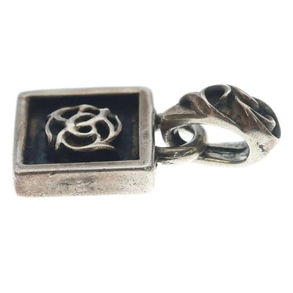 Chrome Hearts Framed Flrl Floral Charm Pendant Top Silver