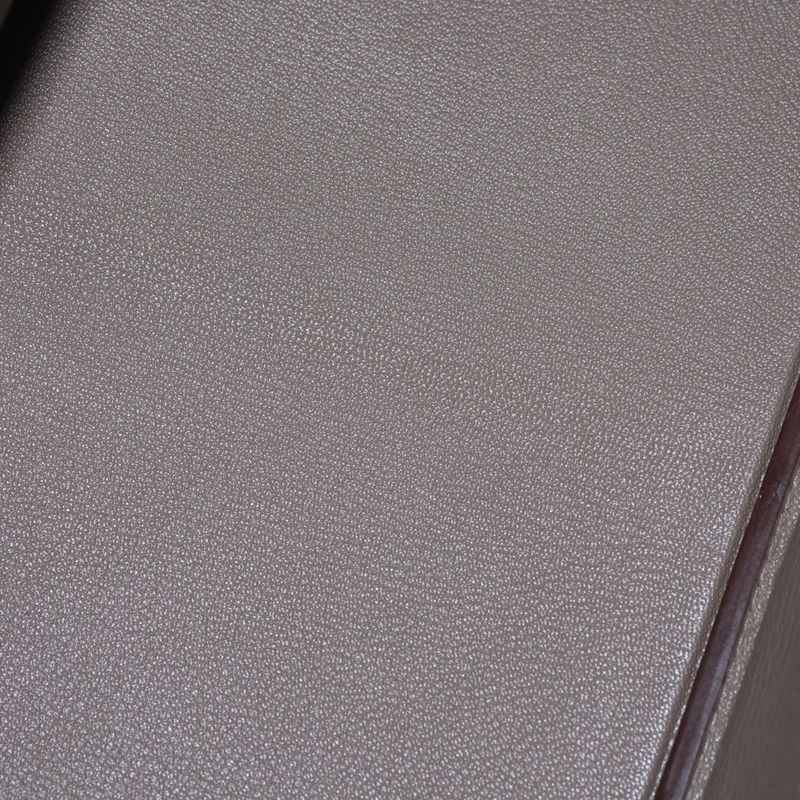 Hermes Birkin 35 Etoupe Epsom Handbag Silver