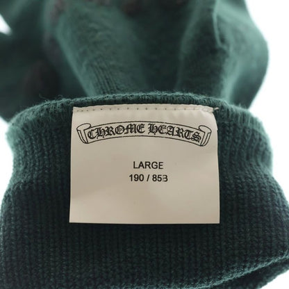 Chrome Hearts Glove Logo Print Gloves Green