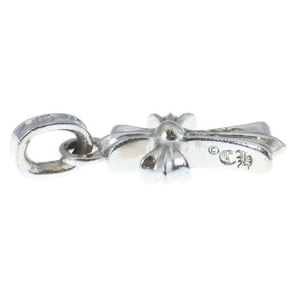 Chrome Hearts Crs Bbyfat P Dia Baby Fat Cross Pave Diamond Pendant Top White