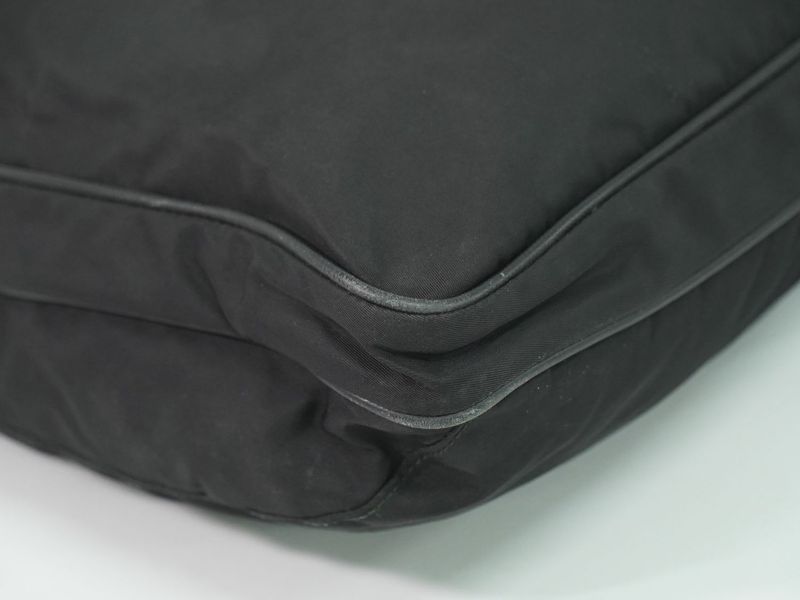 Prada Tessuto Shoulder Bag Pochette Nylon Black