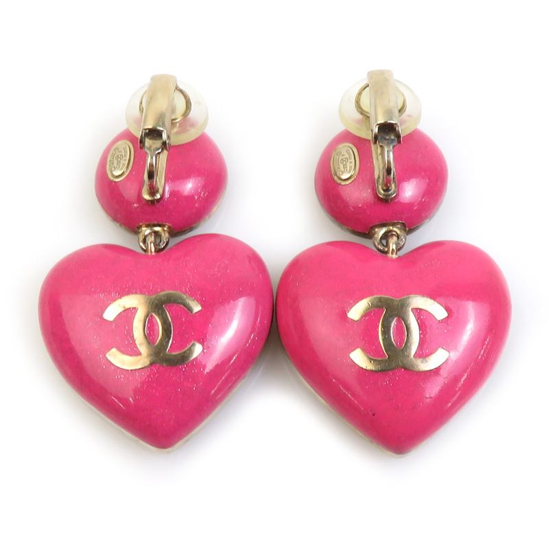 Chanel Earrings Pink