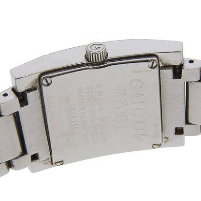 Gucci Stainless Steel Quartz Analog Display Silver Dial Watch