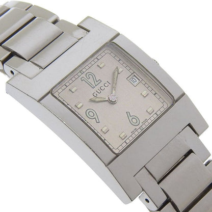 Gucci Stainless Steel Quartz Analog Display Silver Dial Watch