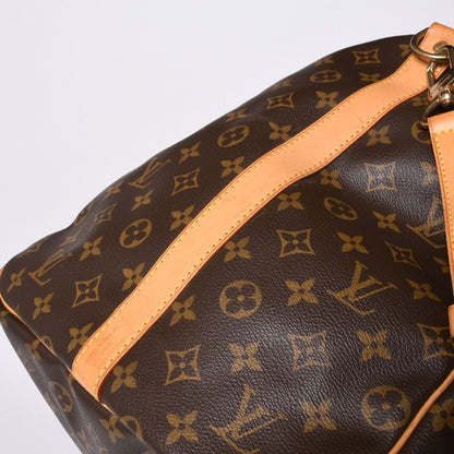 Louis Vuitton Keepall Bandouliere 60 Boston Bag Monogram Vachetta Leather Brown — view 6
