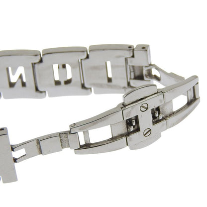 Fendi Orologi Stainless Steel Quartz Analog Display Black Dial Watch