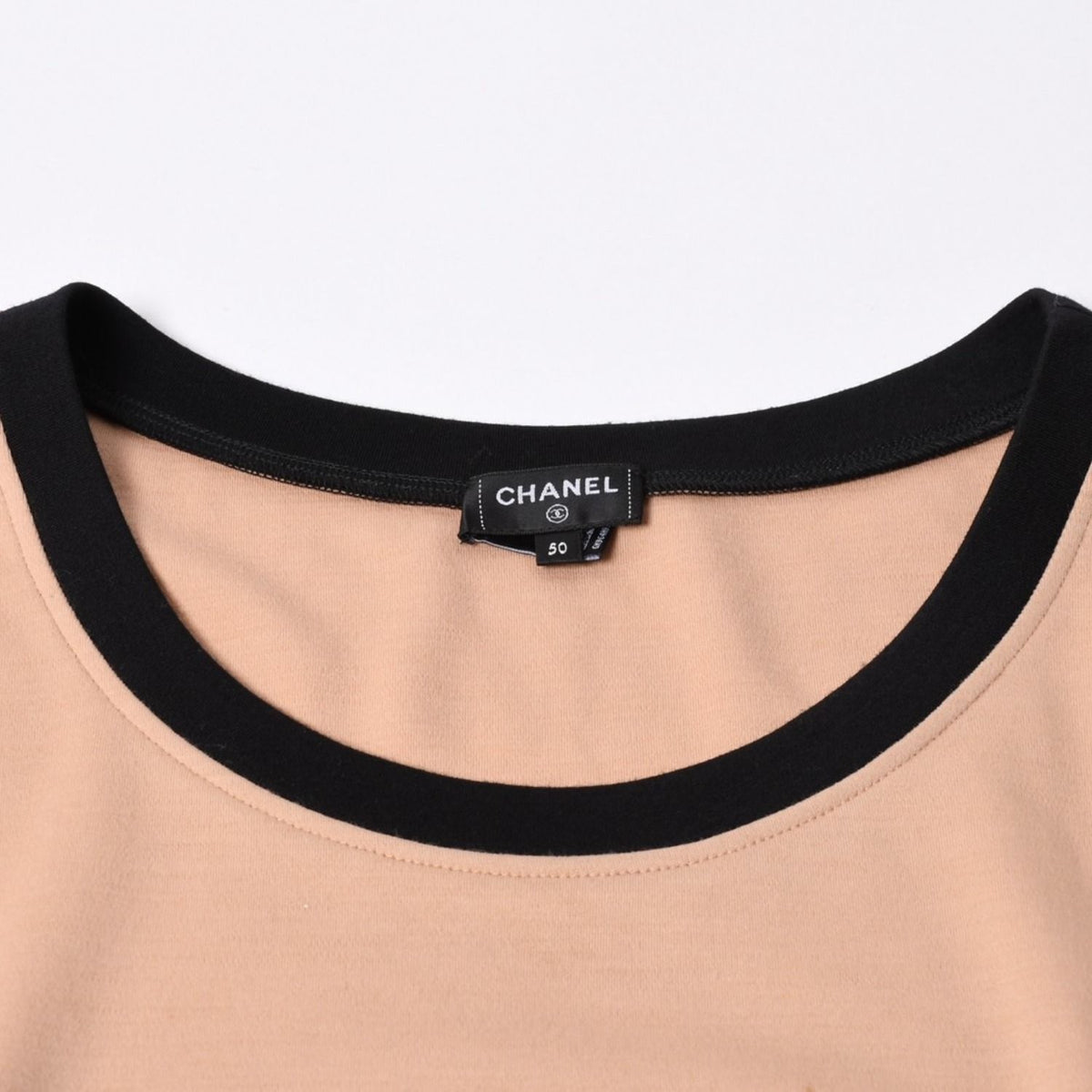 Chanel Short Sleeve T-Shirt CC Logo Multicolor Beads 50 — view 3