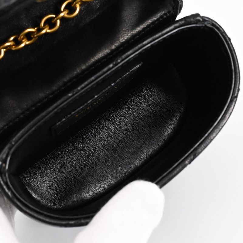 Saint Laurent Shoulder Bag June Micro Box Chain