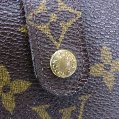 Louis Vuitton Bifold Wallet Porte Monet Viet Viennois Monogram Brown Clasp