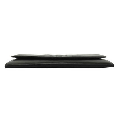 Chanel Bifold Wallet CC Logo Lambskin Black