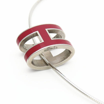 Hermes Necklace Pop Metal Silver Gold Pendant