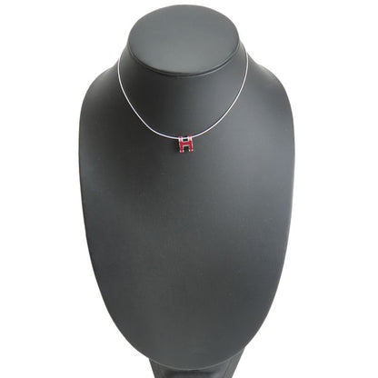 Hermes Necklace Pop Metal Silver Gold Pendant