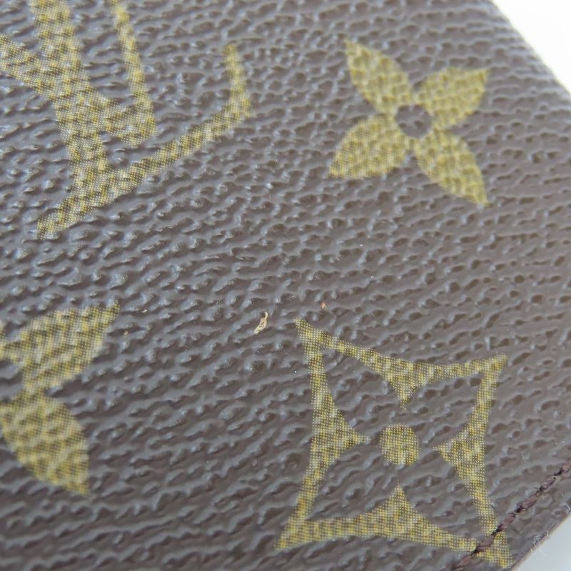 Louis Vuitton Card Case Holder Cles D'presion Monogram Brown Clear