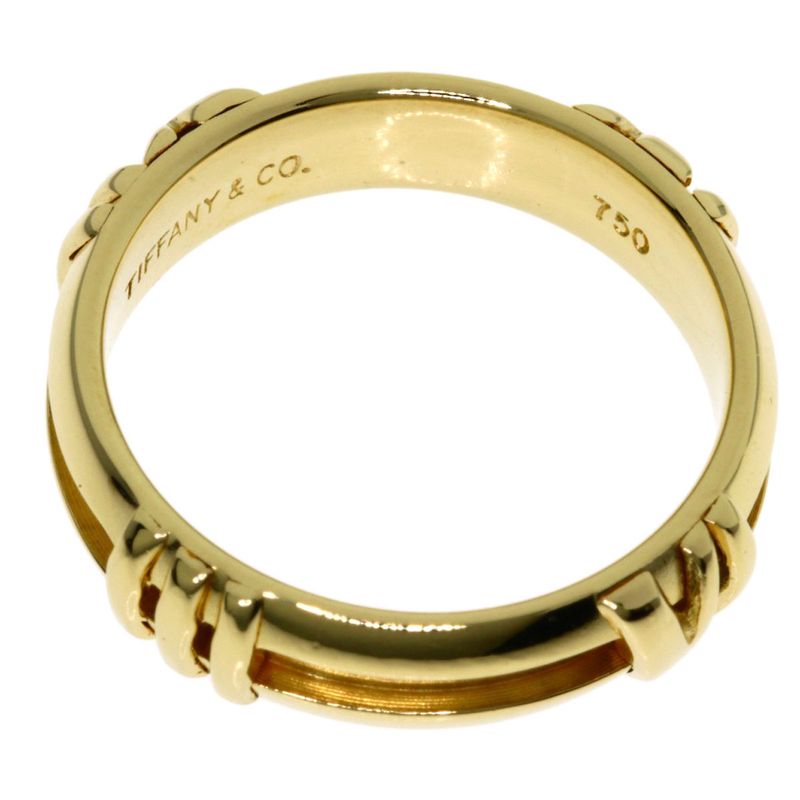 Tiffany & Co Atlas Numeric Ring 18k Yellow Gold