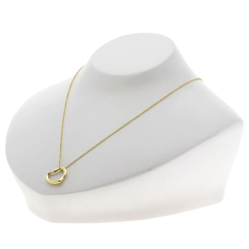 Tiffany & Co Open Heart Necklace 18k Yellow Gold