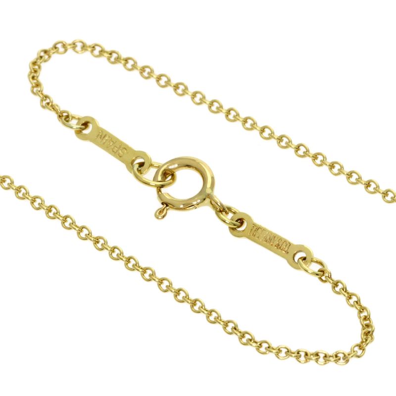 Tiffany & Co Open Heart Necklace 18k Yellow Gold