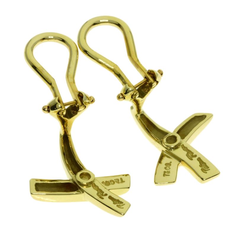 Tiffany & Co Kiss Earrings 18k Yellow Gold