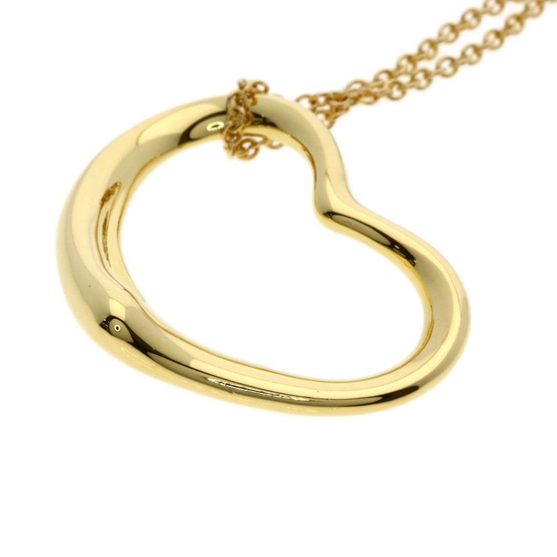Tiffany & Co Open Heart Necklace 18k Yellow Gold