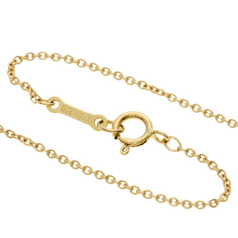 Tiffany & Co Open Heart Necklace 18k Yellow Gold