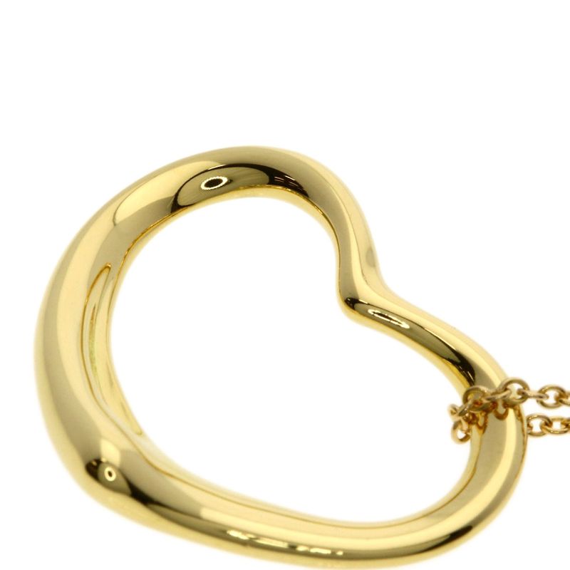 Tiffany & Co Open Heart Necklace 18k Yellow Gold