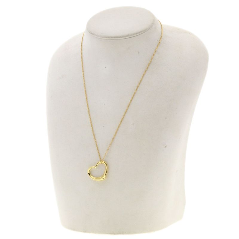 Tiffany & Co Open Heart Necklace 18k Yellow Gold