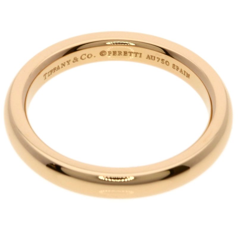 Tiffany & Co Stacking Band Ring 18k Pink Gold