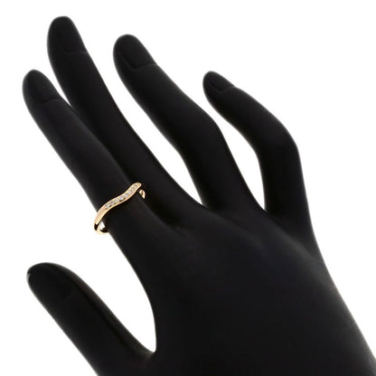Tiffany & Co T Cube Band Diamond Ring 18k Pink Gold