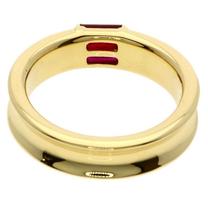 Tiffany & Co Stacking Ruby Ring 18k Yellow Gold
