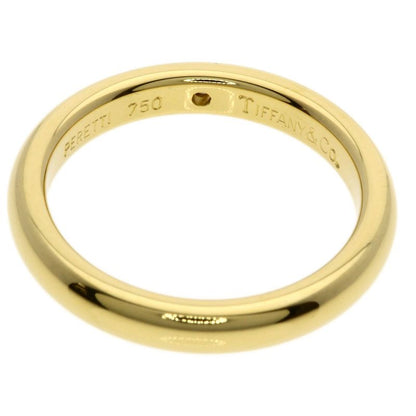 Tiffany & Co Stacking Band Diamond Ring 18k Yellow Gold