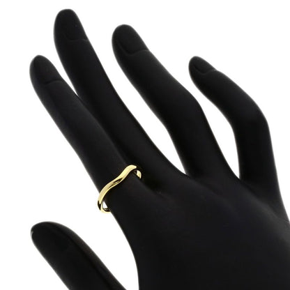 Tiffany & Co T Cube Band Ring 18k Yellow Gold