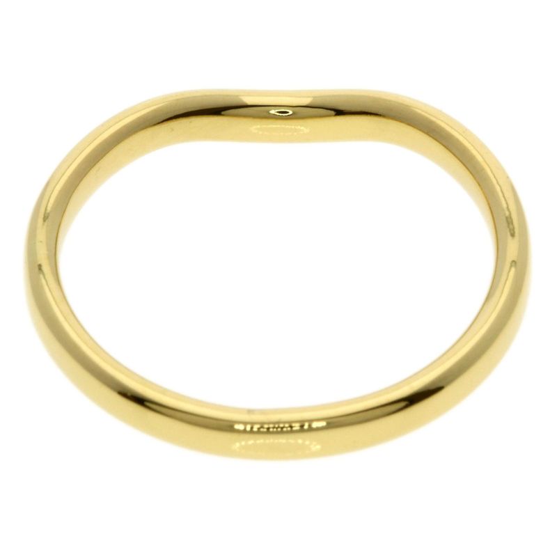 Tiffany & Co T Cube Band Ring 18k Yellow Gold