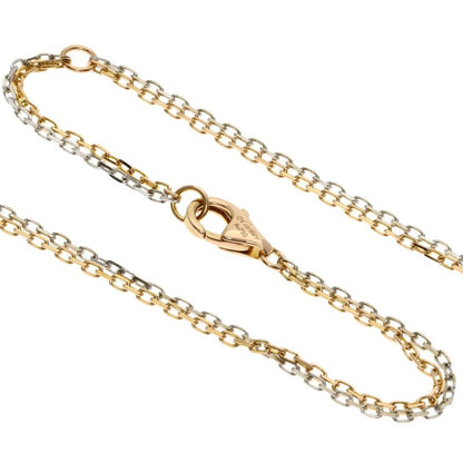 Cartier Love Sleop Diamond Necklace 18k White Gold 18k Pink