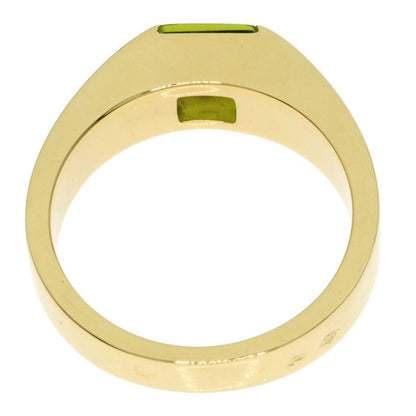Cartier Tank Peridot 53 Ring 18k Yellow Gold