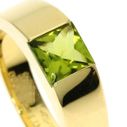 Cartier Tank Peridot 53 Ring 18k Yellow Gold