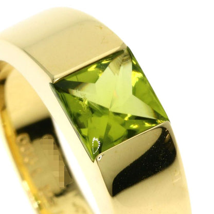 Cartier Tank Peridot 53 Ring 18k Yellow Gold