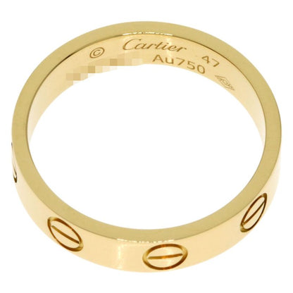 Cartier Mini Love Ring 47 18k Yellow Gold