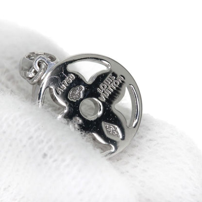 Louis Vuitton Monogram Idylle Diamond Single Earrings 18k White Gold