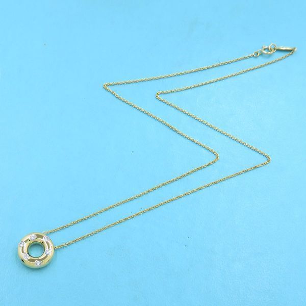 Tiffany & Co Dots Circle Diamond Necklace