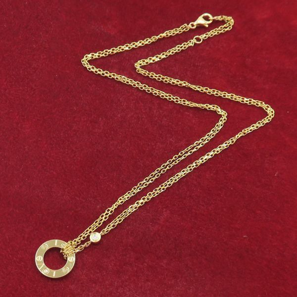 Cartier Love Circle Necklace Diamond