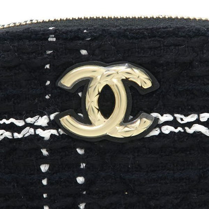 Chanel Quilted Tweed Chain Messenger Bag